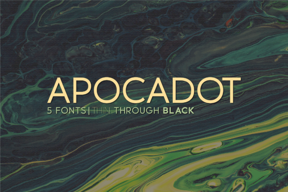 Apocadot: The Premium Sans Serif Typeface for High-Impact Campaigns
