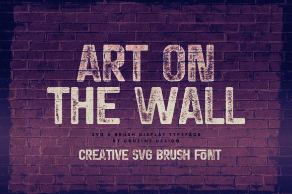 Art on the Wall: The Bold Script Typeface for Handmade Brands