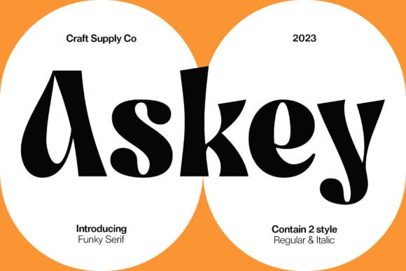Askey: The Funky Serif Font That Elevates Small Business Branding