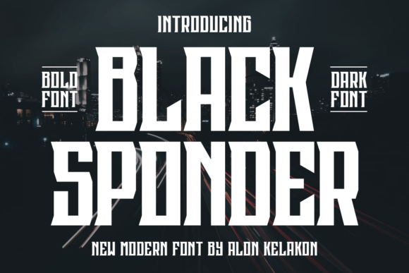 Black Sponder: The Bold Serif That Transforms Digital Branding