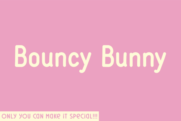 Bouncy Bunny: The Bold Sans Serif Font for Scroll-Stopping Campaigns