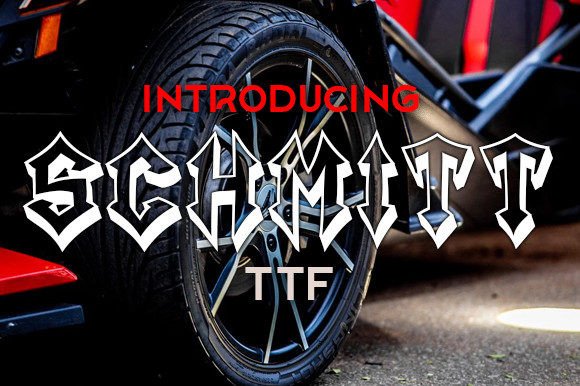 Bringing Schmitt Font to Life in Handmade Shop Designs