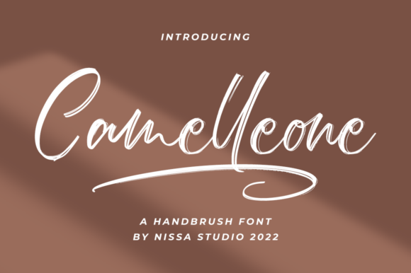 Camelleone: The Bold Brushed Script for Instant Brand Personality