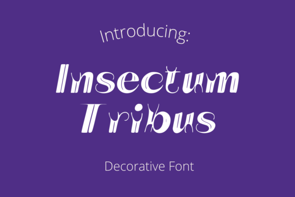 Designing with Insectum Tribus: A Bold Typeface for Editorial Projects