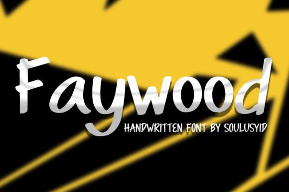 Faywood: A Handwritten Typeface for Warm Editorial Design
