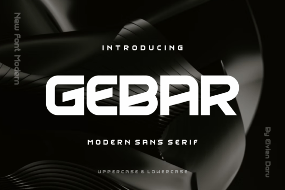 Gebar: The Bold Sans Serif Typeface for High-Impact Web Design