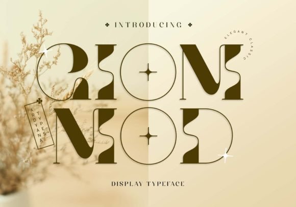 Giom Mod: The Elegant Serif Typeface for Handmade Product Labels