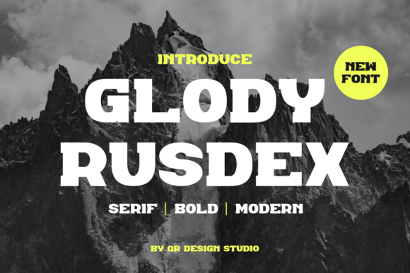 Glody Rusdex: The Bold Sans Serif Typeface for Modern Branding