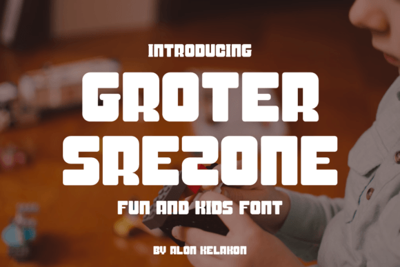 Groter Srezone: The Bold Sans Serif Typeface for Modern Editorial Design