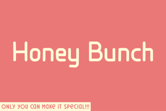 Honey Bunch: A Bold Sans Serif Typeface for Modern Editorial Design