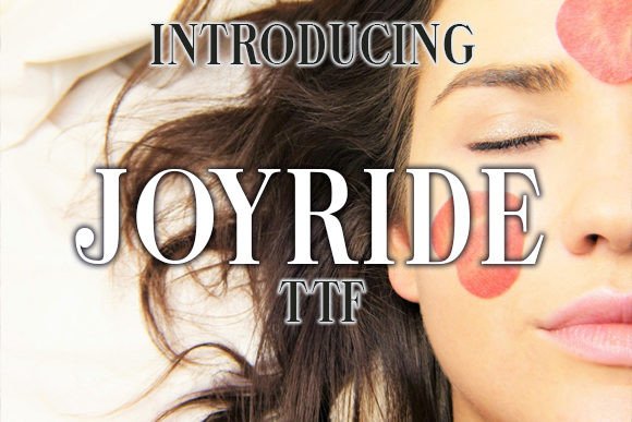 Joyride: The Bold Serif Typeface for Standout Brand Identity