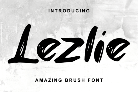 Lezlie: A Masculine Script Typeface for Bold Editorial Design
