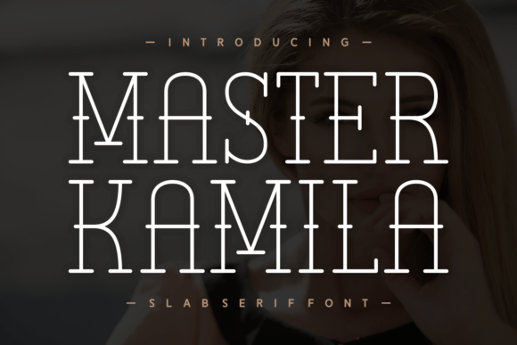 Master Kamila: Elevate Your Brand With Bold Slab Serif Typography