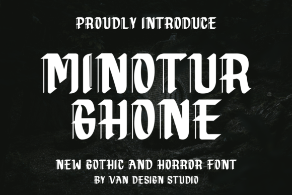 Minotur Ghone: The Bold Blackletter Typeface for Editorial Design