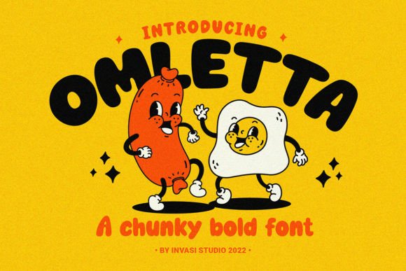 Omletta: The Bold Sans Serif Font for Playful Brand Identity