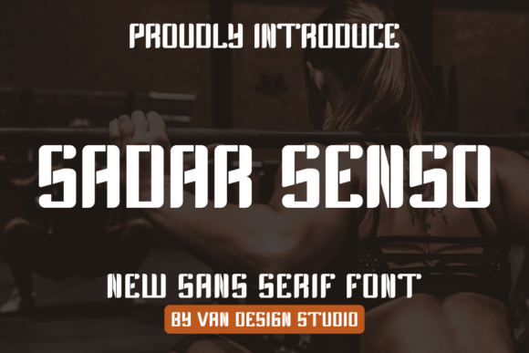 Sadar Senso: The Bold Sans Serif Typeface for Polished Branding