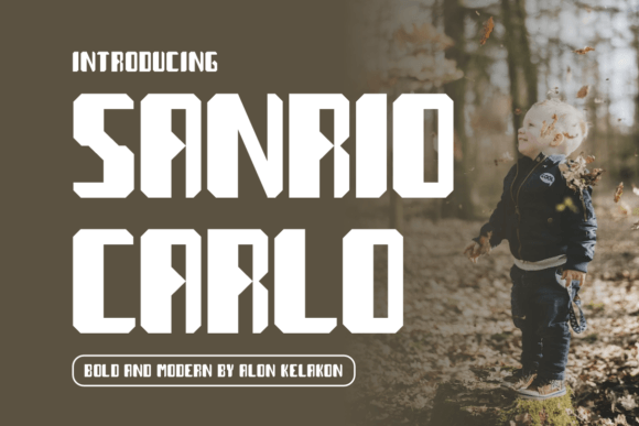 Sanrio Carlo: The Bold Sans Serif Typeface for Handmade Brands