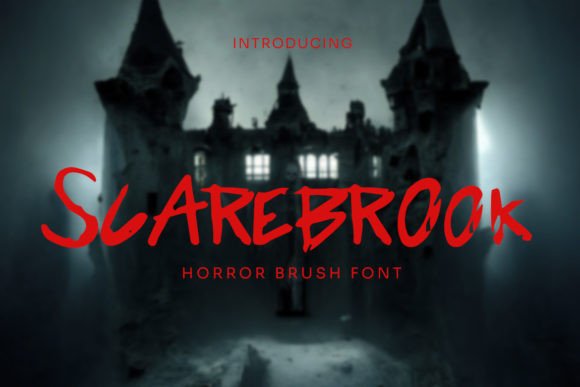 Scarebrook: The Commanding Brush Typeface for Dark Brand Identities