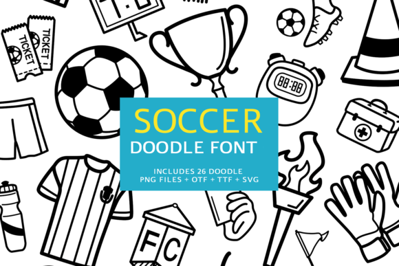 Soccer Doodle: A Playful Dingbats Font for Modern Web Design