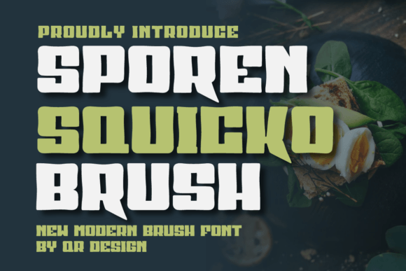 Sporen Squicko Brush: A Bold Typeface for Standout Branding