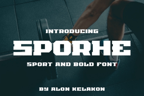 Sporhe: The Bold Sans Serif Font for Handmade Product Labels