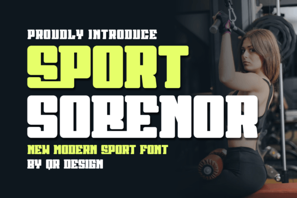 Sport Sobenor: A Bold Sans Serif Font for Handmade Brands