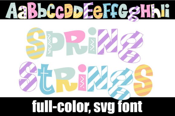 Spring Strings Typeface Review: A Whimsical Color Font for Digital Brands