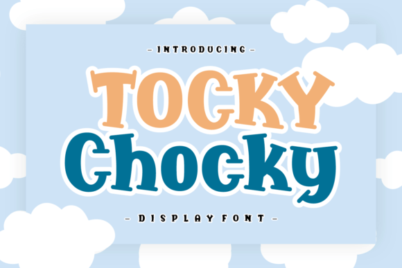 Tocky Chocky: A Quirky Serif Font for Whimsical Editorial Design