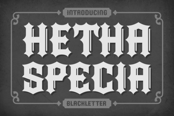 Upgrade Your Brand Identity with the Hetha Specia Typeface