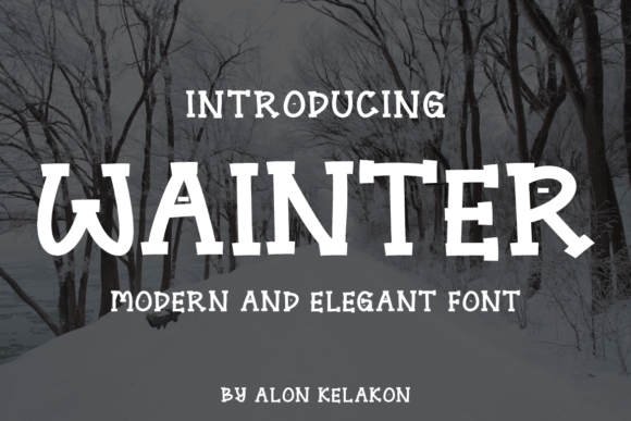 Wainter: A Bold Sans Serif Typeface for Modern Branding