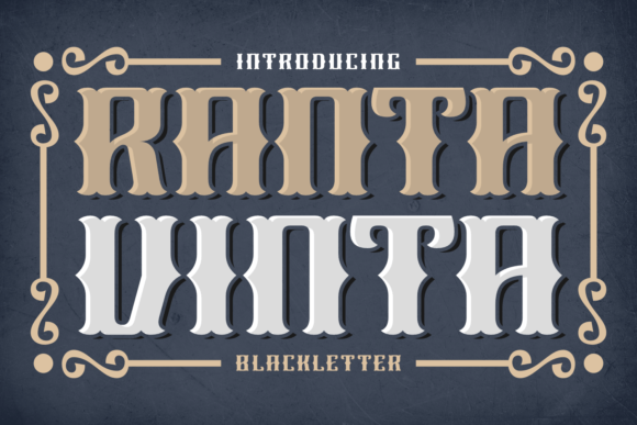Why Ranta Vinta is the Perfect Blackletter Typeface for Bold Branding