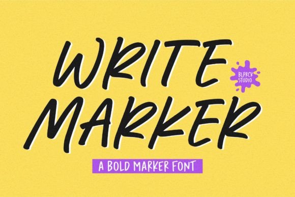 Write Marker: The Handwritten Typeface That Elevates Brand Identity
