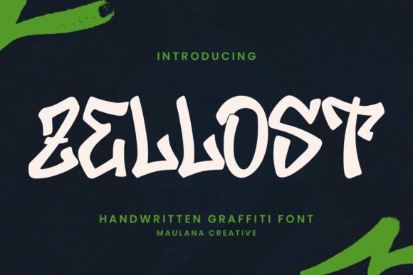 Zellost: The Handwritten Graffiti Typeface for Bold Campaigns